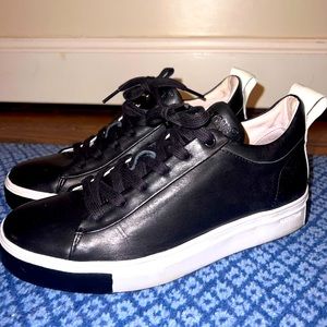 BLACKSTONE RL65 Mid Top Two Tone Leather Sneakers SH14 SIZE 38/7.5